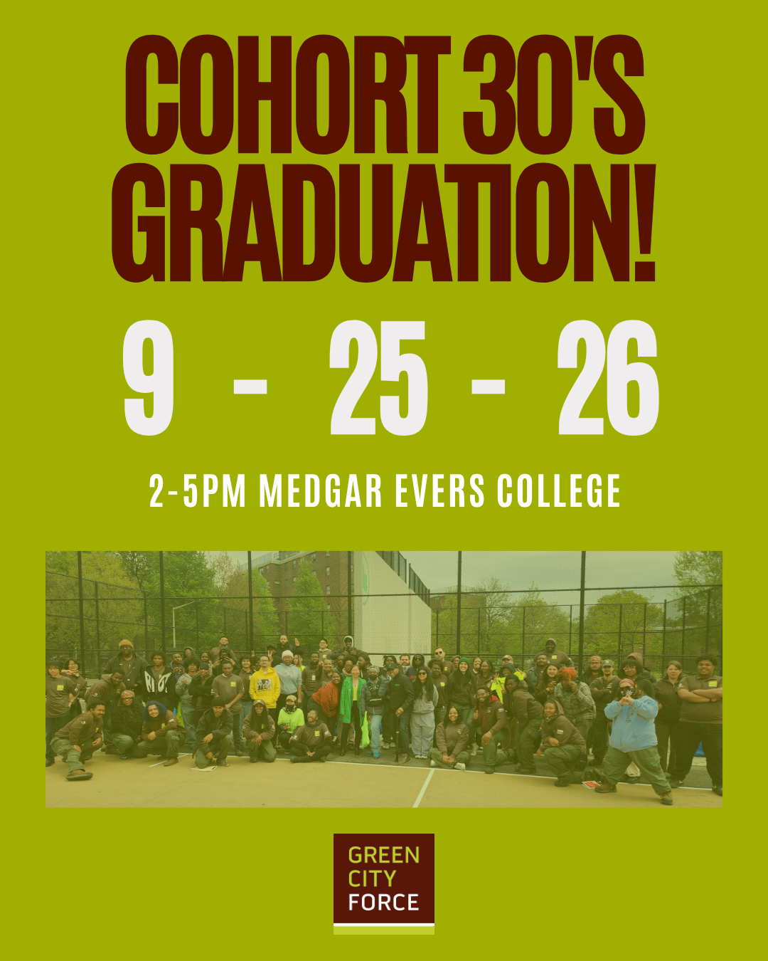 RSVP to Cohort 30’s Graduation!